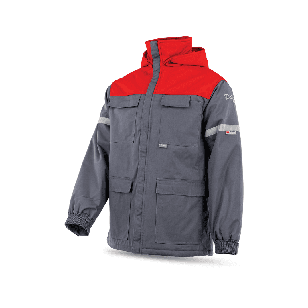 Kurtka robocza długa ocieplana PIORUN WINTER | Sara Workwear